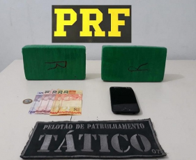 Notícia - Ação conjunta PRF e PM prende motorista com cocaína em Imbituba