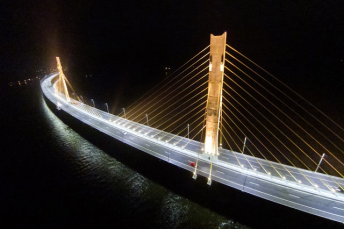 Notícia - CCR realiza estudos sobre iluminação cênica da ponte Anita Garibaldi