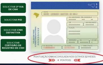 Notícia - Condutor pode acompanhar sua pontuação da CNH