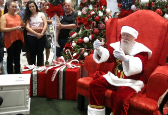 Notícia - Atrações natalinas tomam conta do Nações Shopping