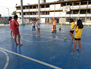 Notícia - Futsal feminino da Praça CEU vem ganhando novas adeptas