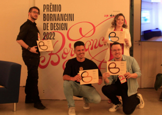 Notícia - Design UniSatc conquista dois ouros no Prêmio Bornancini  