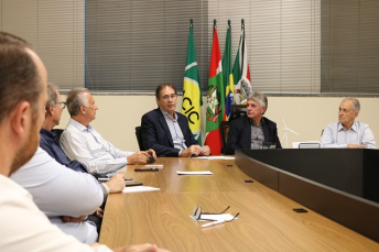 Notícia - Presidente da Fiesc visita a Acic