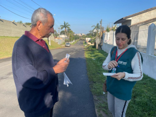 Notícia - Casan conclui programa socioambiental em Criciúma visitando mais de 2 mil residências