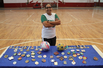 Notícia - De guardiã a comandante do futsal feminino de Criciúma