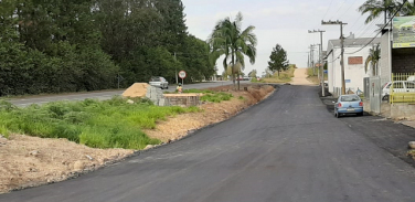 Notícia - Rua Angela Ronchi é pavimentada