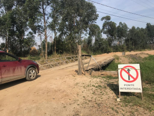 Notícia - Sem previsão para conclusão da ponte da Vila Selinger (VÍDEO)