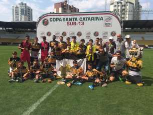 Notícia - Tigre é campeão invicto da Copa Santa Catarina Sub-13 