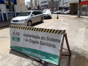 Notícia - Obras da Casan alteram paradas de ônibus no sábado