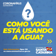 Notícia - Governo do Estado pede que população faça uso consciente da água 