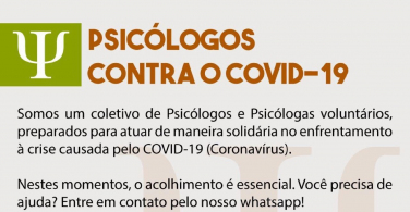 Notícia - Psicólogos montam rede para atendimento de pacientes via videochamada