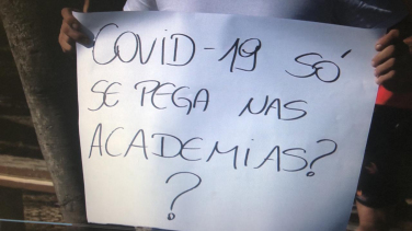 Notícia - Profissionais pedem a reabertura das academias em Santa Catarina 