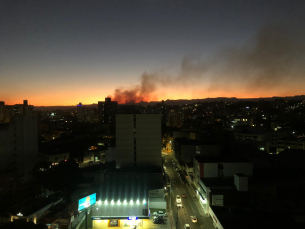 Notícia - Queimada atinge campo do bairro Boa Vista 