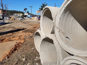 Notícia - Obras do binário tomam a Santos Dumont (VÍDEOS)