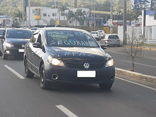 Notícia - Motoristas que realizaram carreata podem ser multados