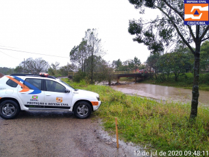 Notícia - Chuva do fim de semana deixou Defesa Civil em alerta 