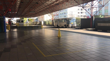 Notícia - Em Criciúma, ônibus param de circular na tarde deste sábado