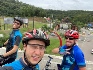 Notícia - As aventuras de quem foi de Criciúma a Curitiba de bicicleta 