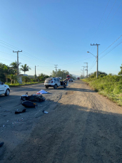 Notícia - Motociclista morre em acidente na rodovia Jorge Lacerda 