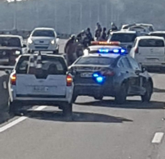 Notícia - Acidente na Ponte de Laguna deixa trânsito lento 