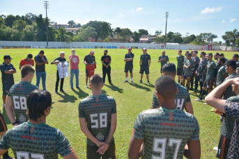 Notícia - Próspera jogará Catarinense com o logo 