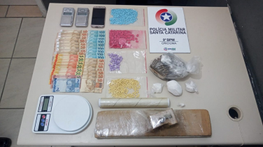 Notícia - Homem é preso com cocaína, maconha e ecstasy no Fábio Silva