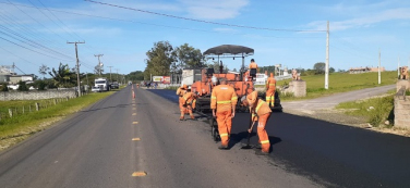 Notícia - Primeiro trecho de ciclovia é finalizado em Araranguá