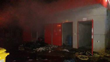 Notícia - Incêndio é registrado em empresa de Criciúma