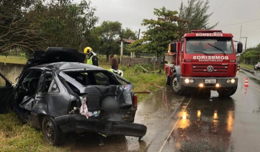 Notícia - Capotamento resulta em morte