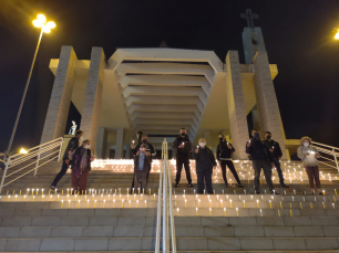 Notícia - Ato em homenagem às vítimas da Covid-19 é realizado na Próspera