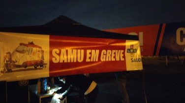 Notícia - Trabalhadores do Samu iniciam o feriado em greve