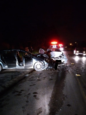 Notícia - Colisão frontal tem uma morte e cinco feridos em Araranguá