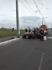 Notícia - Motorista fica inconsciente após colisão