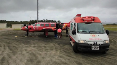 Notícia - Samu realiza transporte de bebê de apenas onze dias