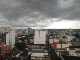 Notícia - Chuva novamente no fim da tarde desta quinta-feira