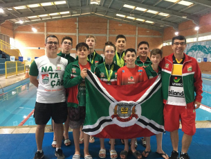 Notícia - Atletas de natação de Criciúma alcançam seis medalhas na Olesc