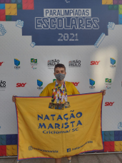 Notícia - Paratleta criciumense conquista três medalhas de ouro em campeonato nacional