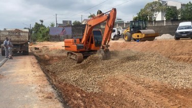 Notícia - Cocal do Sul dá início à implantação de rótula na SC-108