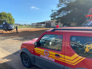 Notícia - Mulher fica ferida após acidente na Vila Nova