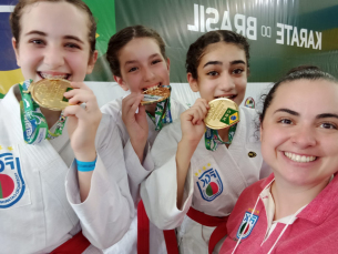 Notícia - Cocal do Sul é ouro no Campeonato Brasileiro de Karatê