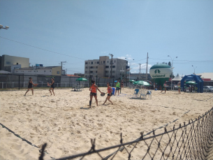 Notícia - Termina a primeira etapa do Beach Tennis no Rincão