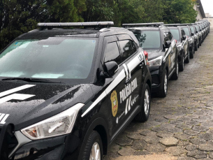 Notícia - Três municípios do Sul de SC vão receber novas viaturas da Polícia Civil