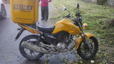 Notícia - Após furto, PM recupera motocicleta dos Correios