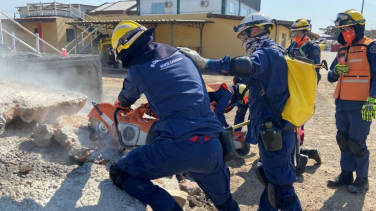 Notícia - Novas turmas dos bombeiros são capacitadas para operar em estruturas colapsadas