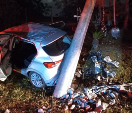 Notícia - Acidente deixa jovem gravemente ferido em Criciúma