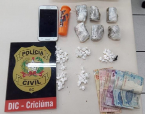 Notícia - Polícia apreende adolescentes por tráfico de drogas em Criciúma   