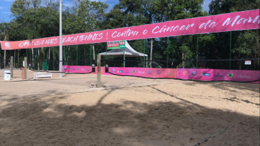 Notícia - Partidas do Open VIVA MAIS de Beach Tennis ocorrem neste sábado 