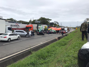 Notícia - Santa Catarina tem 39 interdições em rodovias federais