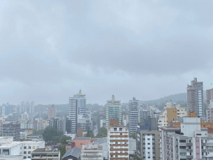 Notícia - No Sul de SC, terça-feira segue com tempo chuvoso