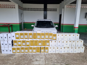 Notícia - Lages: PMRv apreende mais de 370 garrafas de vinho na SC-114